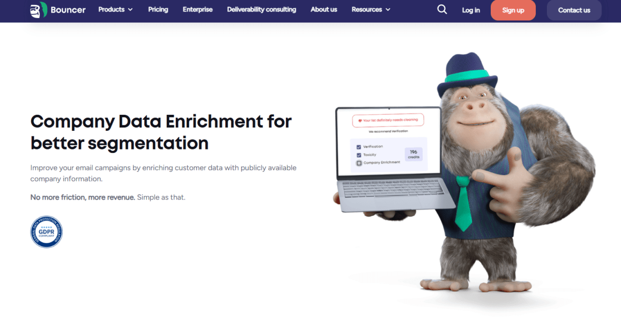 Bouncer data enrichment for better segmentation.