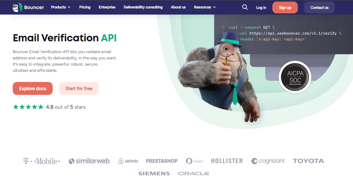 Email Verification API - Bouncer.