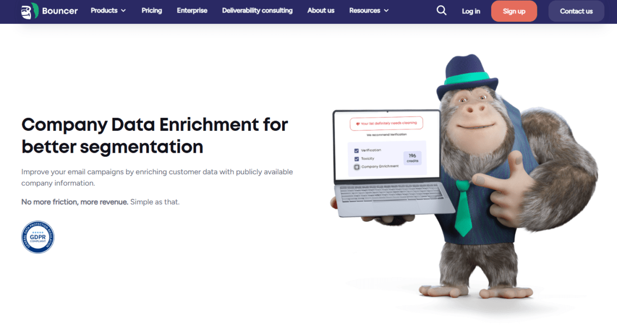 Company Data Enrichment from UseBouncer.